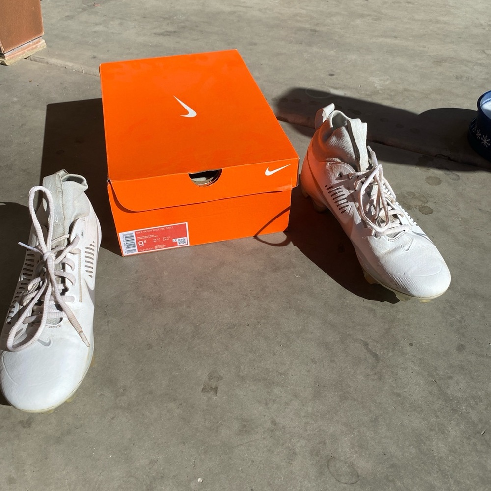 Nike White High-Top Sneakers with Box